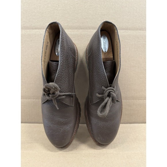 Bally Pebbled Leather Gisdal Chukka Boots Men\'s Size 8D Brown‎ main image 8